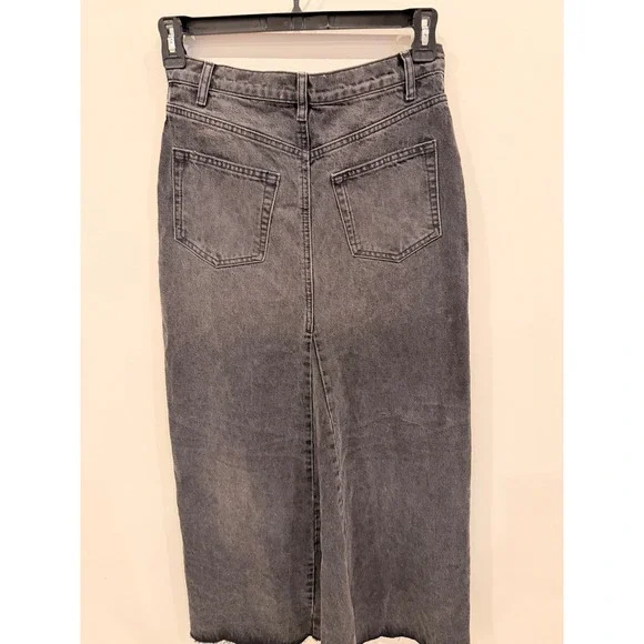 Reformation Tazz Maxi Denim Skirt - Liman Wash (Size 26) - Picture 3 of 4